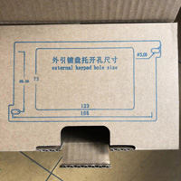 金钟变频面板安装尺寸